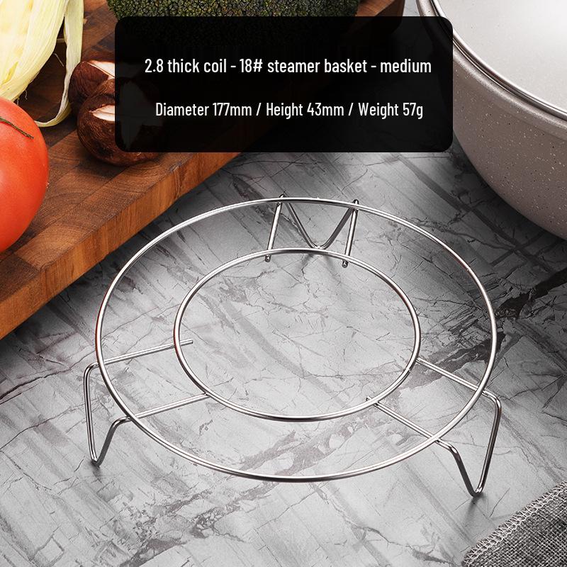 Non-Magnetic Stainless Steel 12cm Tripod Steaming Rack