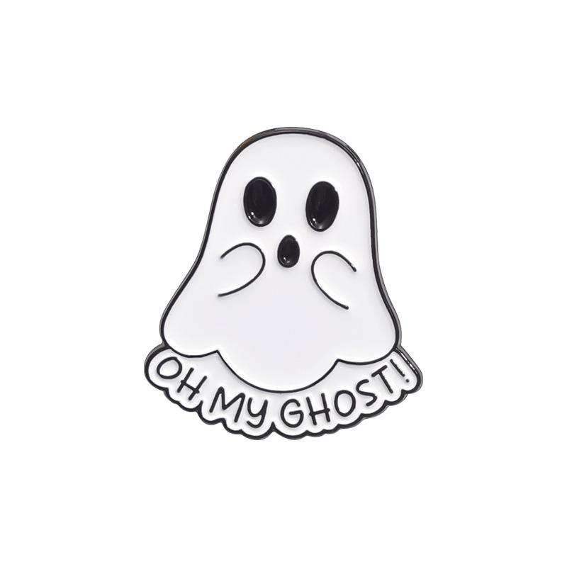 

Whimsical And Fun Cartoon Ghost Brooch Stylish And Personalized Gift For Enthusiasts Halloween QHXZ1855