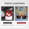 Car Sun Visor Multi-Pocket Glasses Holder Pen Holder Storage For Abarth Freemont Strada 500x Grande Punto Ducato Stilo Palio