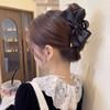 Black Hair Clips Double-sided Hair Accessories Barrettes Hairpin  Women
