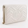 GUCCI GG Marmont Chain wallet 474575 ChainShoulder 2-way clutch White Calfskin Women Used