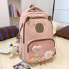 School bag female new cute ugly cute cartoon pain layer backpack high value primary and secondary school students large capacity backpack male