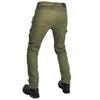 Jean de Moto Biker pour Homme: Cargo Multipoches, Stretch Quatre Saisons, Fermeture Éclair, Protection Chute Tout-Terrain Pantalon d'Équitation Rétro