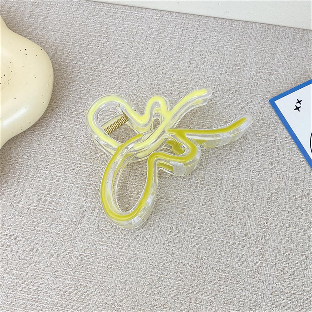 Sweet Gradient Hollow Butterfly Claw Clip Women  New Cute Temperament Pan Hair Shark Clip Girl Hair Accessories