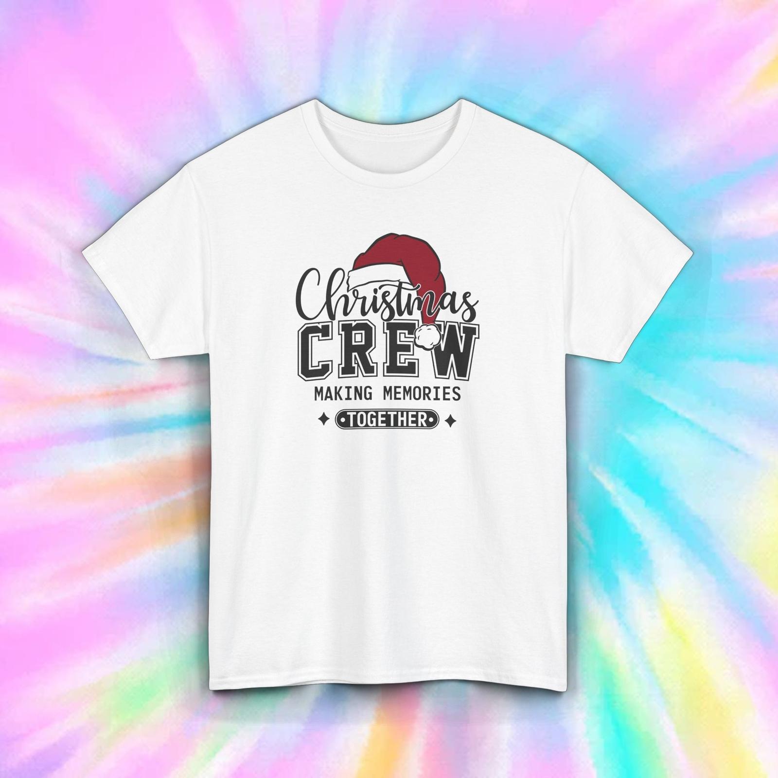 Christmas Crew T-Shirt S-5XL Family Holiday Matching Making Memories Gift Tee S
