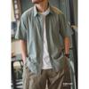 Mountain Style Outdoor Sports Elastic Quick-Drying Short sleeve Cargo Shirts Men's Summer Thin Foreign Trade Men's Shirt