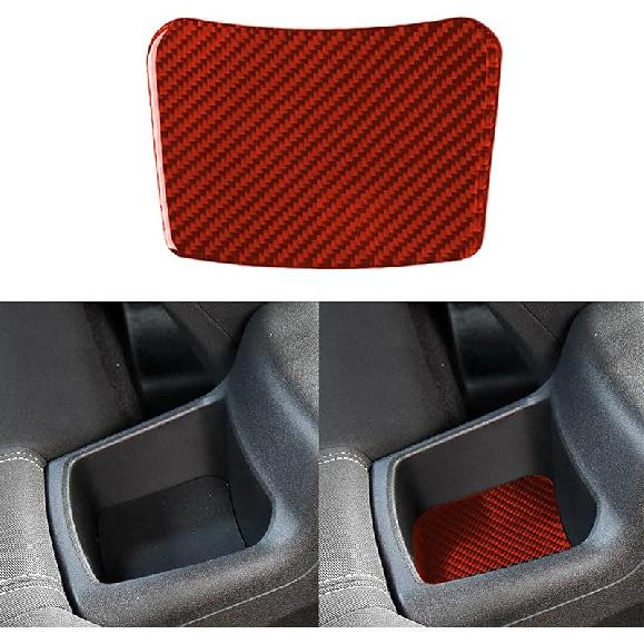 NVCNX Real Premium Carbon Fiber Compatible with Chevy Camaro 2016-2024 2017 2018 2019 2020 2021 2022 2023 Accessories Car Gear Shift Panel Cover