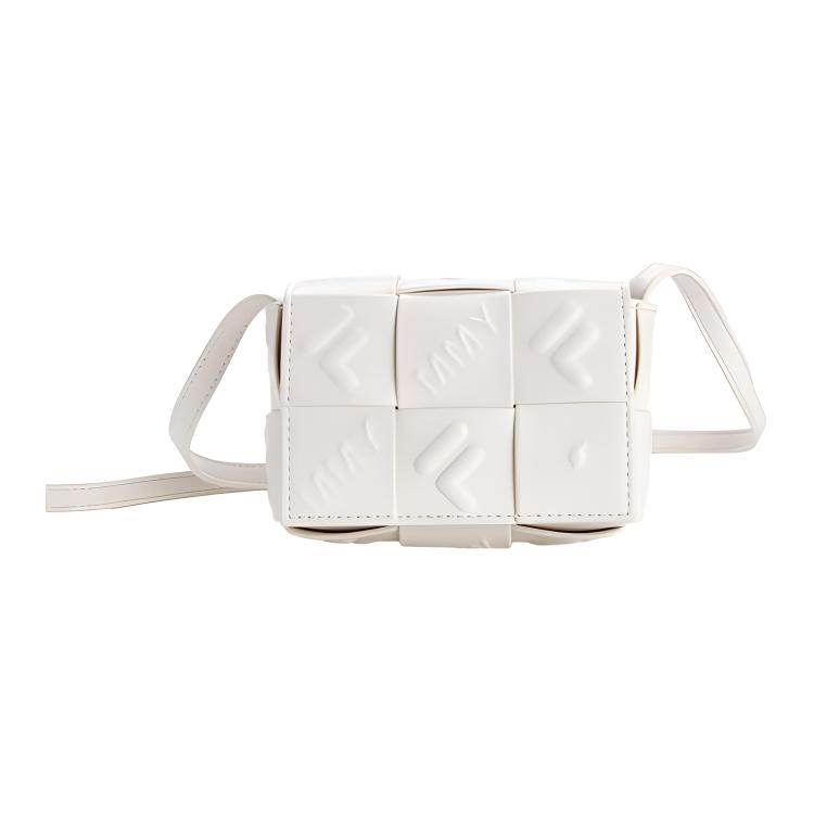 FILA X Maison Mihara Yasuhiro Logo Embossed Check Woven Polyurethane Small Shoulder Crossbody Bag Women bags F13W313162F