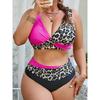 2026 Kostiumy Kąpielowe Bikini Damskie Plus Size z Wysokim Stanem, Nowa Odzież Kąpielowa i Ubrania Damskie
