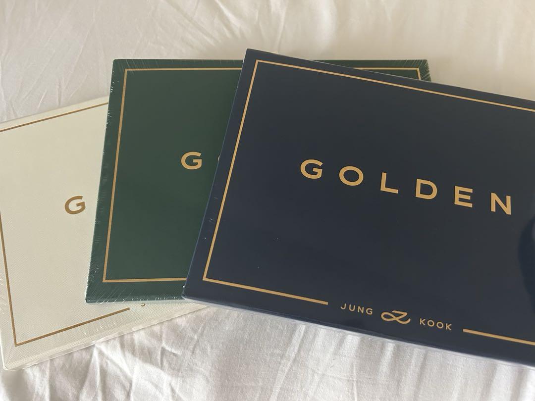 

[USED] BTS Jungkook GOLDEN Album 3 versions
