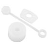 4 Set Silicone Spill Proof Stopper Set Tumbler Accessories Including Straw Cover Cap Square Leak