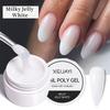 UV/LED Gel na prodlužování nehtů Křišťálový fototerapeutický gel Modelovací Rychle vytvrzující Pevný gel DIY Salon Nástroj pro nail art