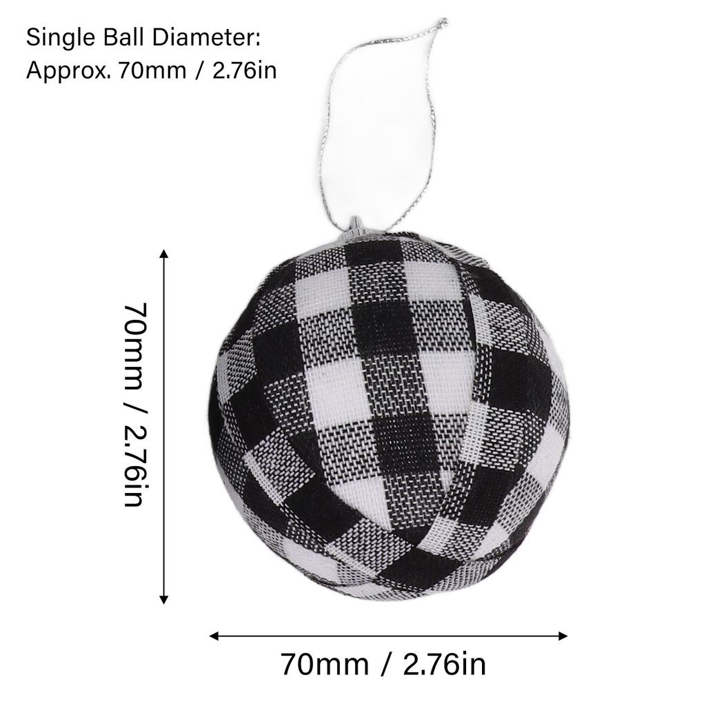 6Pcs 70mm 2.76 Inch Christmas Ornaments  S Christmas Tree Decoration  S New Year S Decor