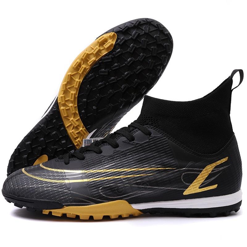 Sommer- und Herbst-High-Top-Fußballschuhe gebrochene Nägel Kunstrasen Jungen und Mädchen Studenten Trainings-Sneaker Sneaker