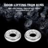 4pcs Sparkling Rhinestone Decals for Mercedes Benz E C Class Inner Door Lock Handle Pull Rod Bolt Cover