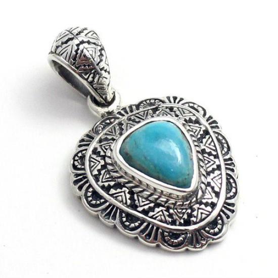 good vibrations Kokopelli Turquoise Pendant