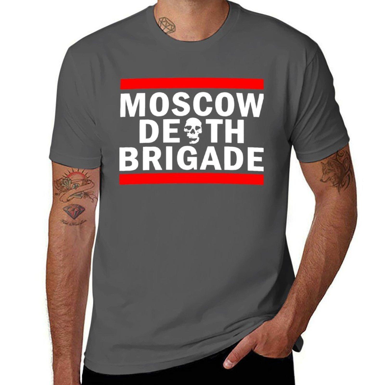 

moscow-death-brigade T-Shirt men t shirt cotton 100% man t shirt summer T-Shirt 4XL