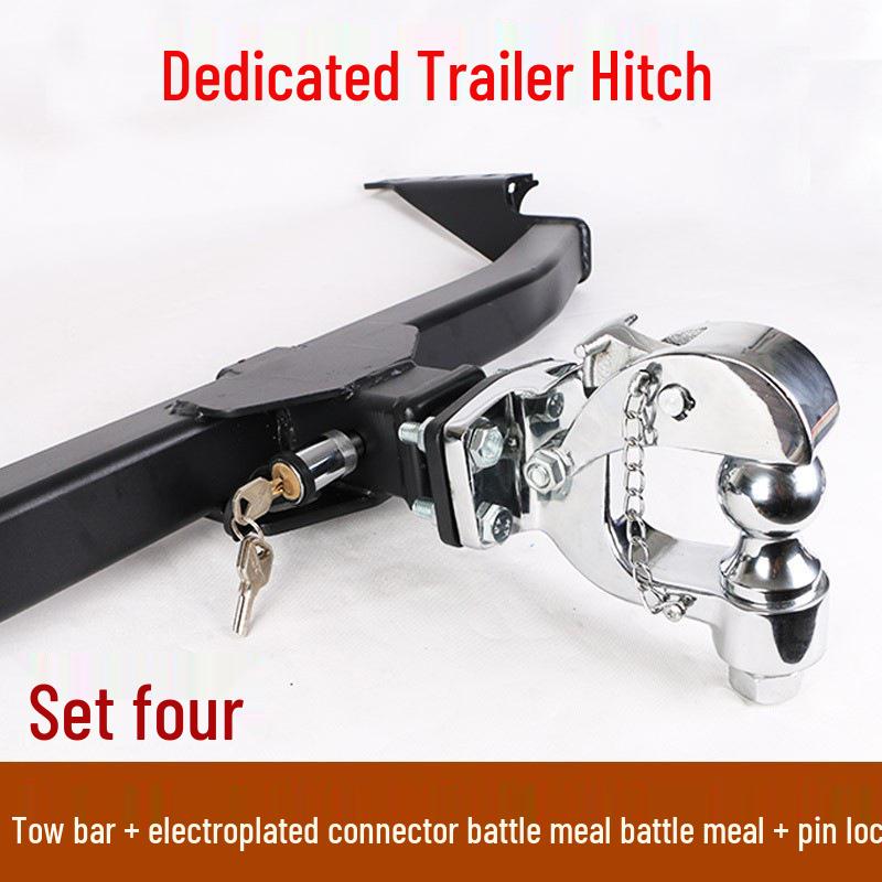 Toyota Fortuner/FJ Cruiser Tow Hook & Bar with Recovery Rack and Rear Trailer Hitch for Yacht