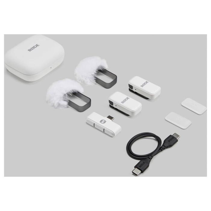 Rode Wireless Micro White Micro HF chant