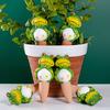 4Pcs Terracotta Self Watering Frog Planter Watering Spikes Slow Insert Automatic Spikes Cute Release Watering Tools