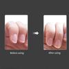 Nagelhautentferner aus Edelstahl, Silber, abgestorbene Haut, Nagelhautschieber, Trimmer, Pediküre, Nagelwerkzeuge, verdickter konkaver Griff, Schiebemesser