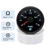 52MM Fuel Level Gauge 0-190ohm Fuel Level Indicator 7 Colors Backlight Pointer Oil Tank Meter Auto Marine Boat Car 12V 24V Fuel