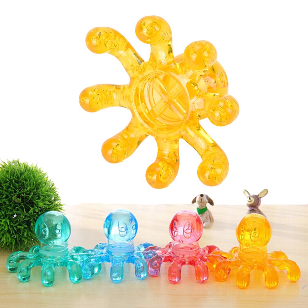 Hand Held Portable Octopus Massager Neck Body Abdomen Back Muscle Pain Relieving,