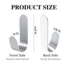 2/10pcs Adhesive Hooks Metal Stainless Steel Wall Hooks Hardware Multi-Purpose Hanger Hook for Bathroom Kitchen Accessory