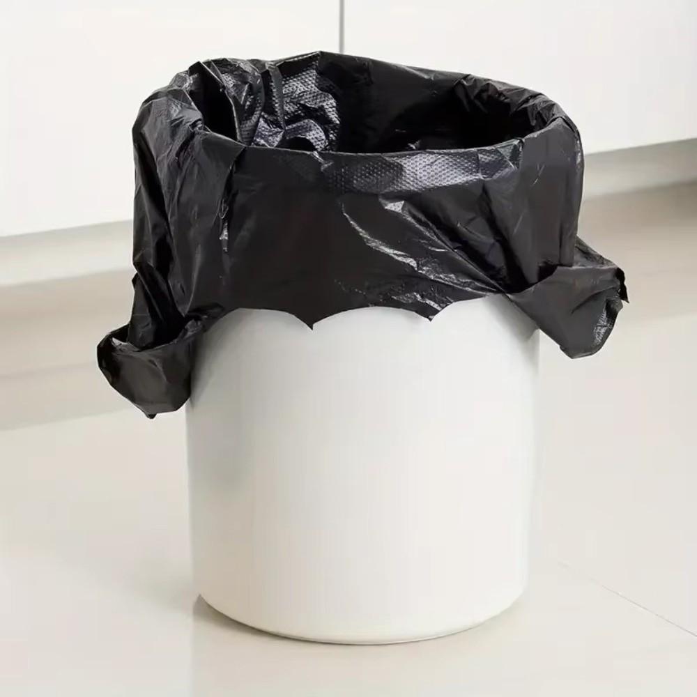 Black Handled Trash Bags Disposable Supermarket Shopping Bags Garbage Bags Home Cleaning Supplies