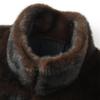2025 Men's Winter Mink Fur Jacket: Stand Collar, Stylish & Casual Coat for Young and Middle-Aged Men