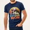 Comfortable Crew Neck Tshirt Casual Reel Cool Mom Fishing Fish Sunset Hat Sunglasses Retro For Her Top Tees Minimalist Tshirt