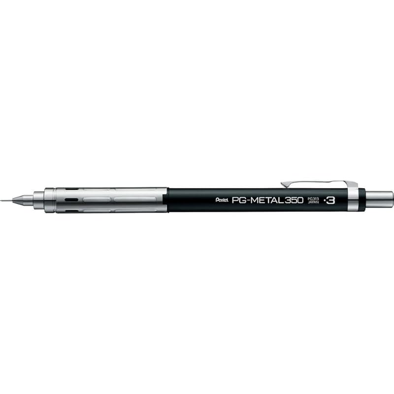 

Pentel Mechanical pencil for drafting PG-METAL350 0.3mm black PG313-A