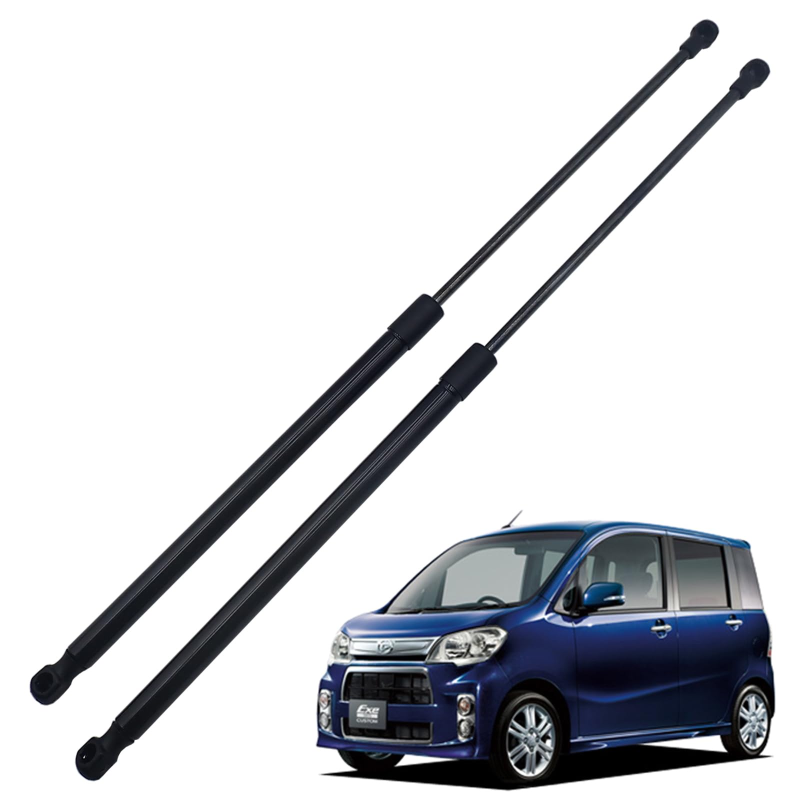 

Wellvie Rear Gate Damper for Daihatsu Tanto Exe Numbers and and Subaru Rukra Numbers and Genuine Replacement Trunk Damper for Vehicle Inspection and чёрный