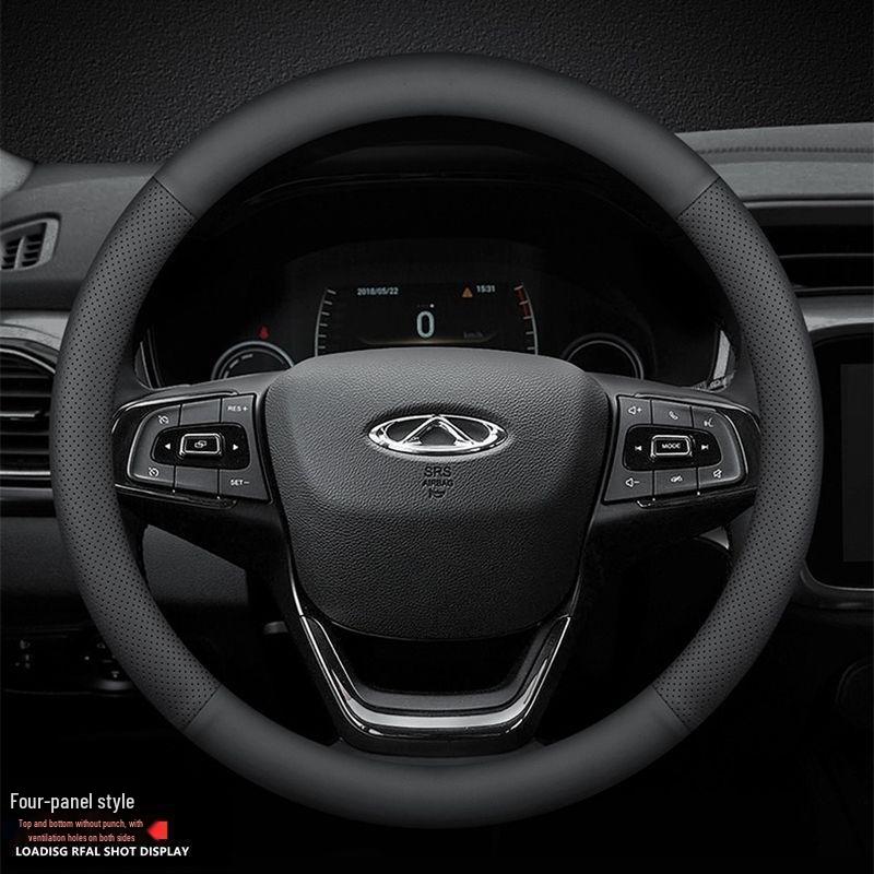Leather Steering Wheel Cover for Chery Tiggo and Arrizo Models