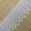 Water-Soluble Polyester Lurex Tassel Lace Trim for Wedding Dress and Handmade Skirt Hem.