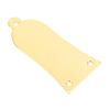 3 Holes Metal Truss Rod Cover with Screws Guitar Bass Replacement(Gold)