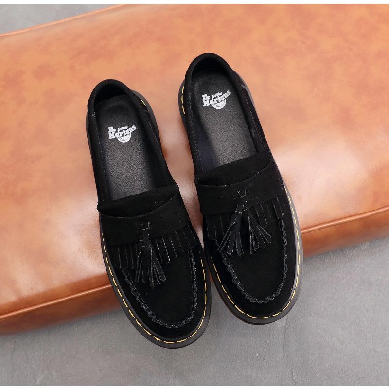 Velvet Women's Leather Low-top Small Leather Shoes Women's Fashion Student Round Head Casual
