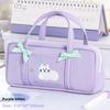 Large Capacity Korean Stationery Bag Embroidery Cat Pen Storage Bag  School Office