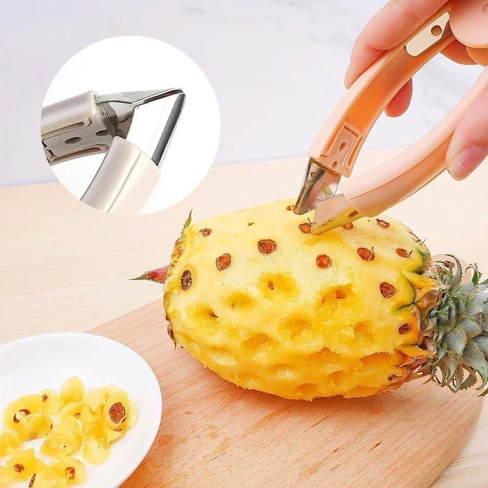 Multi-functional Pineapple Corer Pliers Stainless Steel Portable Fruit Seed Remover Tool Durable Easy to Use Stem Remover Clip