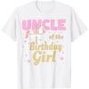 Uncle Carousel Party 1st First Birthday Girl Family Matching T-Shirt