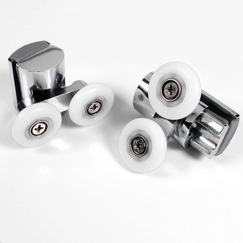 Runners Wheel Shower door Hardware Home Silver Slide roller Spare Supplies Top Upper/lower Accessories Bathroom