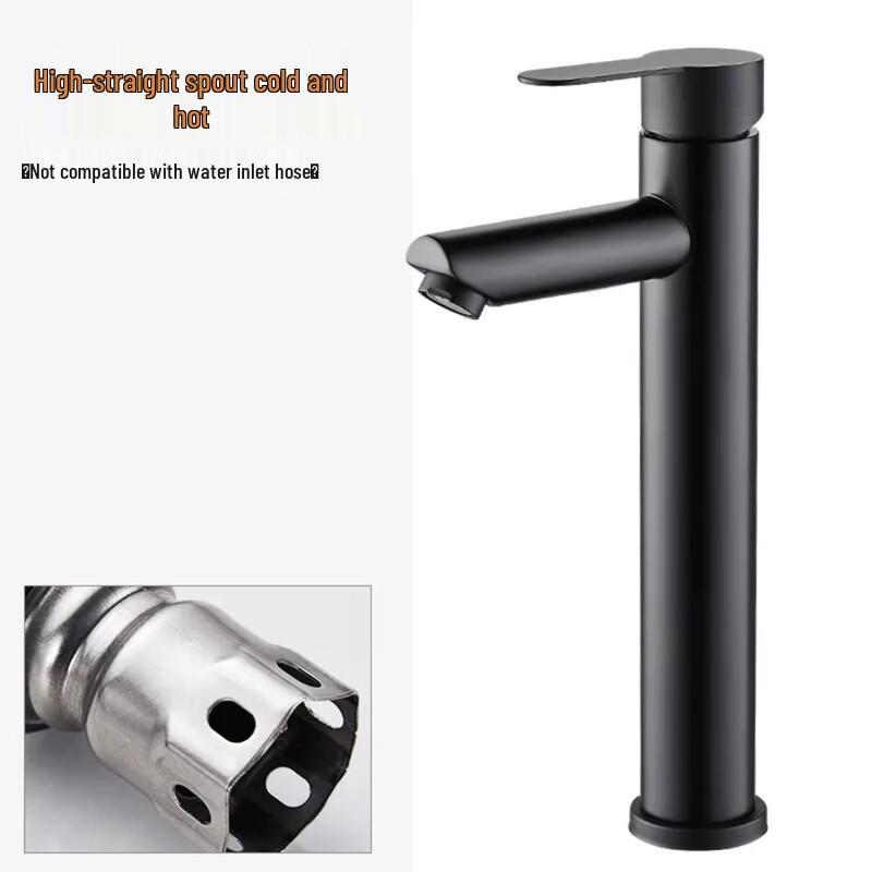 MDNG Hot & Cold Tall Stainless Steel Basin Faucet