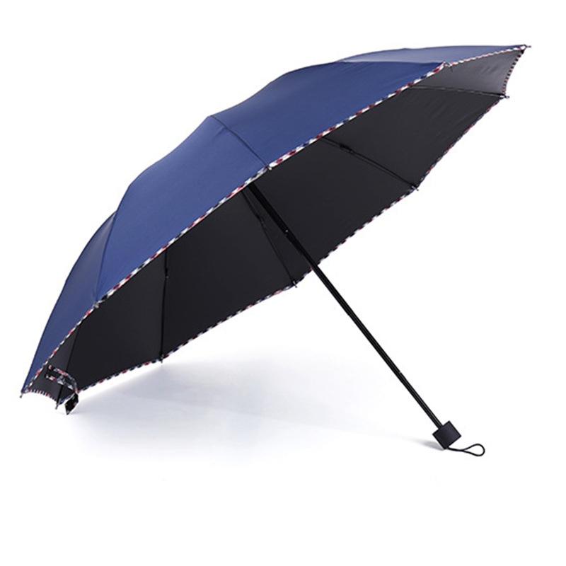 Umbrella large ten bone folding reinforced double business sunny sun umbrella sunscreen umbrella