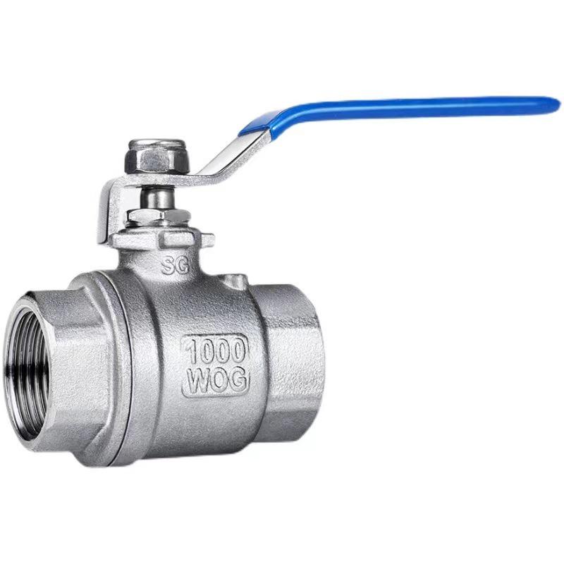 304 Stainless Steel Heavy Duty Two-Piece Ball Valve with Internal Thread