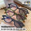 Fashion Oval Small Frame Photochromic Reading Glasses Vintage Women Anti-Blue Light Unisex Presbyopia Glasses Diopter 0 To +4.0