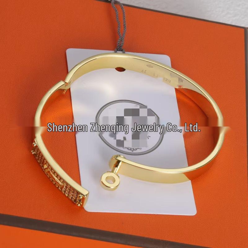 Elegantes H-Armband in Schweinenase-Form mit eingefassten Diamanten – leicht, luxuriös, vielseitig