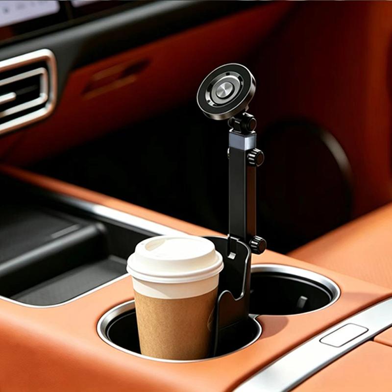 Car Cup Holder Phone Mount Universal Adjustable Long Arm Magnetic Cell Phone Stand Drink Cup Holder for MagSafe iPhone Samsung
