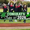 Happy Graduation Outdoor Banner Bachelor'S Cap Balloon Party Decorative Background Photography Graduate Party Supplies Gift