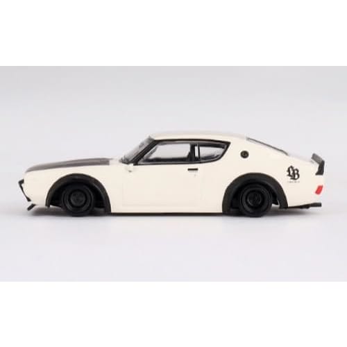 MINI GT 1/64 scale Nissan Skyline Kenmeri Liberty Walk White (Right-Hand Drive) Finished Product