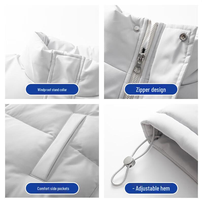 Baleno Men's Winter Padded Stand-Collar Jacket